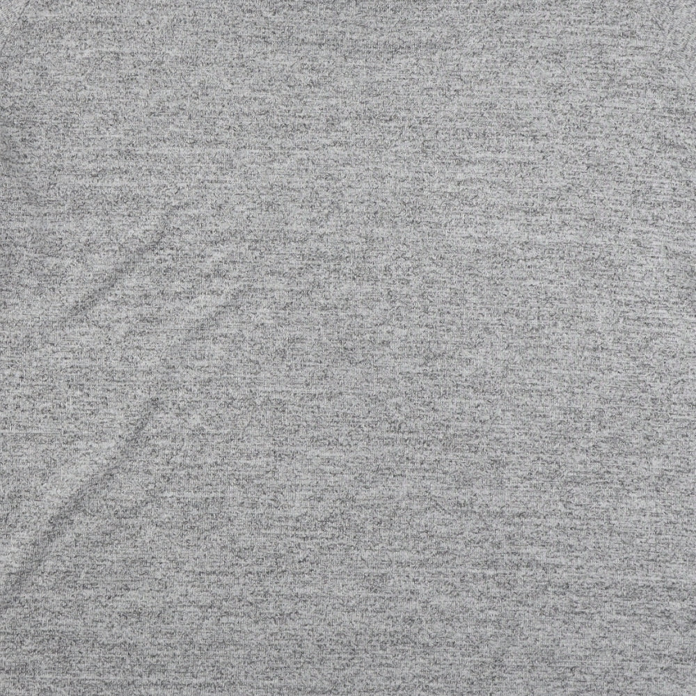 H&M Womens Grey Polyester Pullover Sweatshirt Size M Pullover