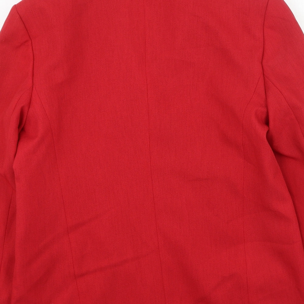 canda Womens Red Jacket Size 12