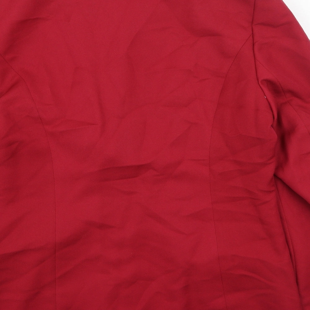 niconico Womens Red Jacket Size 12