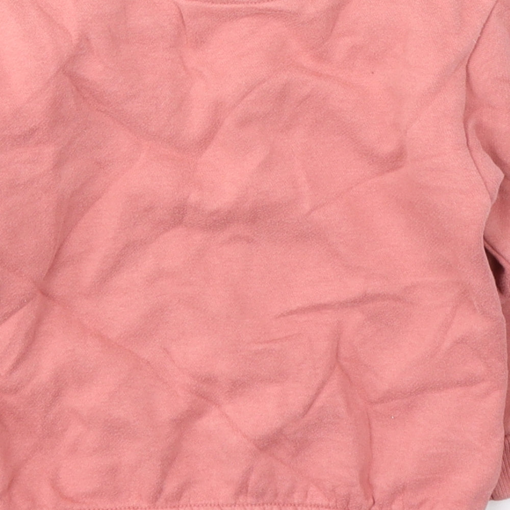 Nutmeg Girls Pink Cotton Pullover Sweatshirt Size 3-4 Years Pullover