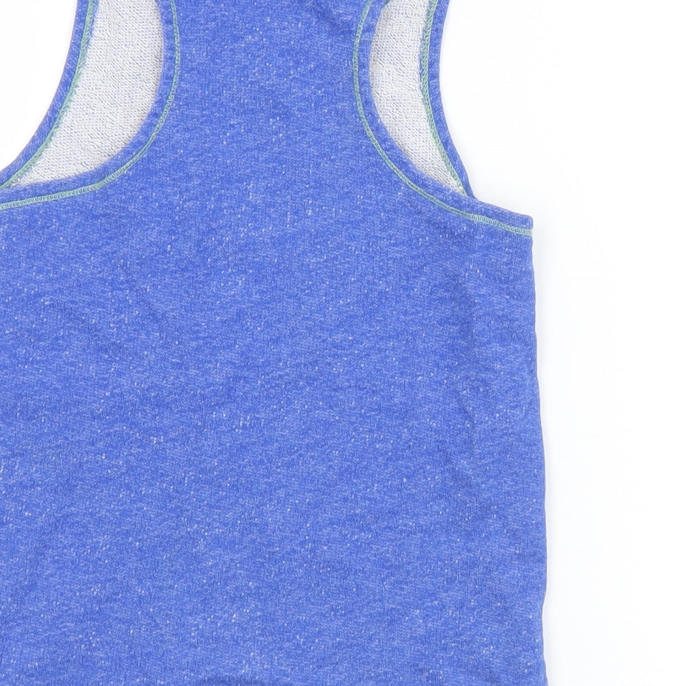NEXT Girls Blue Cotton Camisole Tank Size 8 Years Round Neck - NY