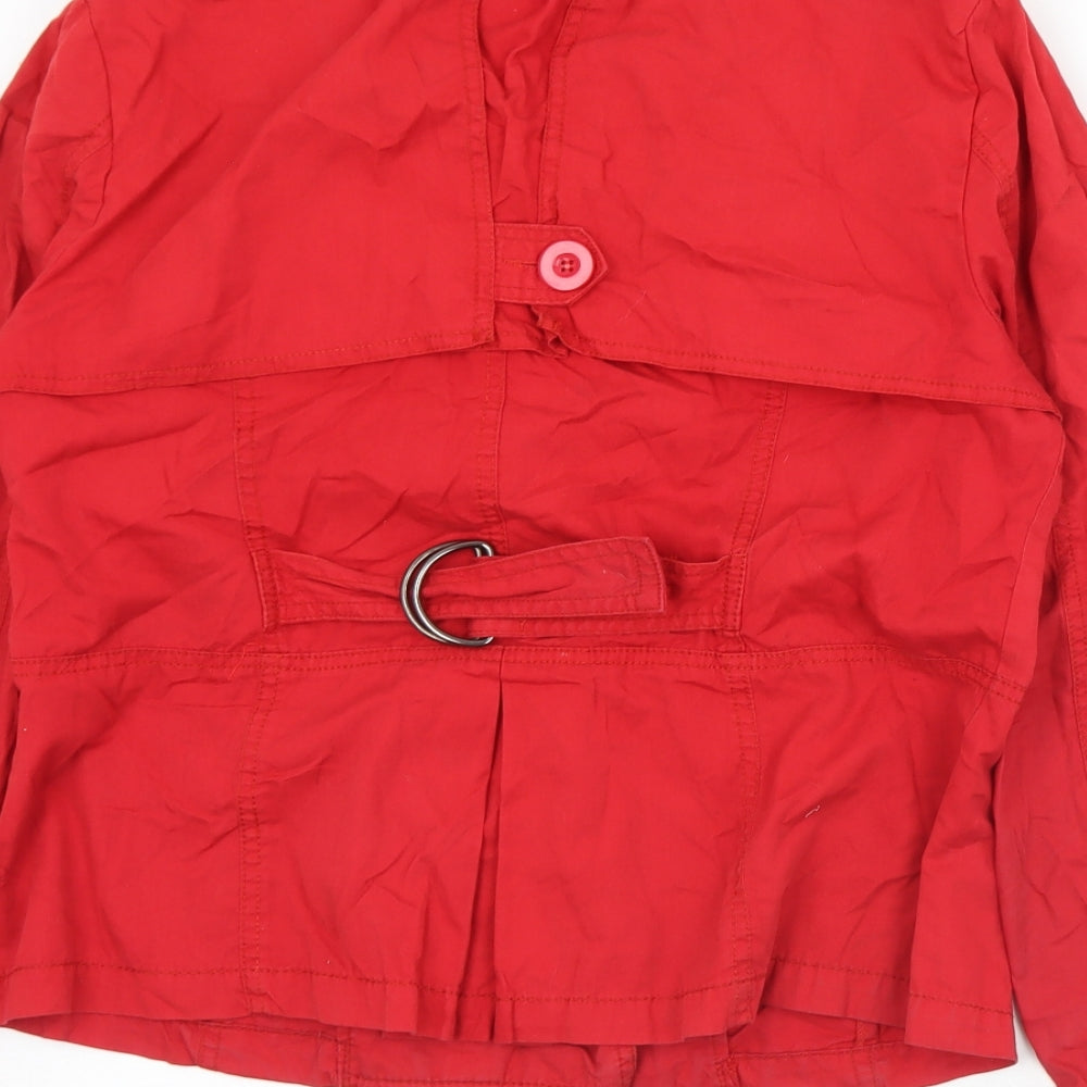 MK Womens Red Jacket Size 16 Button