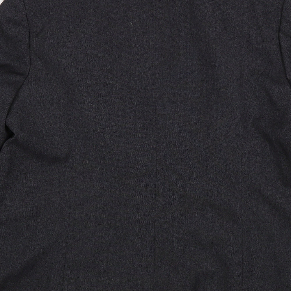 Papaya Womens Grey Polyester Jacket Suit Jacket Size 18