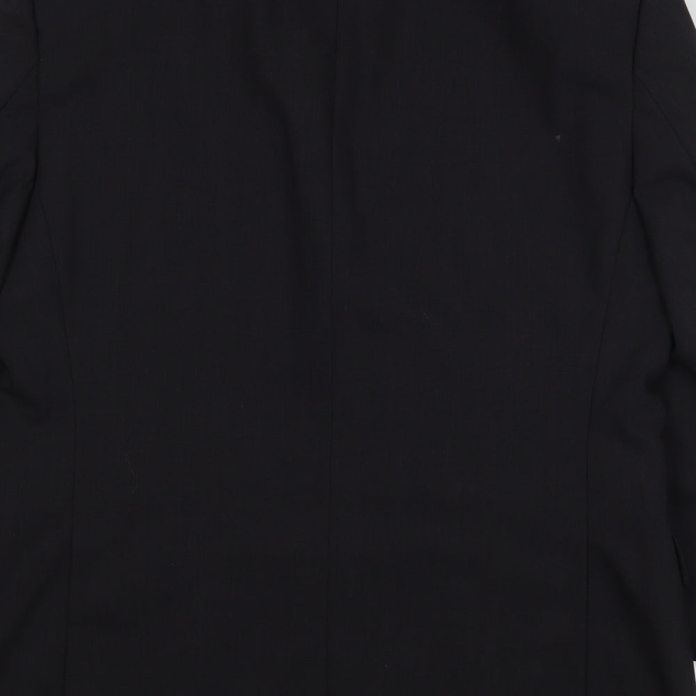 Marks & Spencer Mens Grey Wool Jacket Suit Jacket Size 40