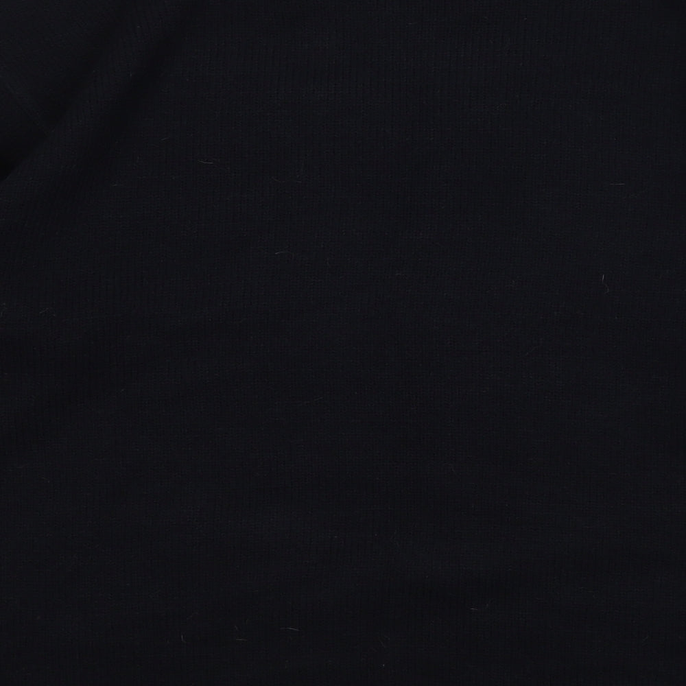 George Mens Blue Round Neck Acrylic Pullover Jumper Size L