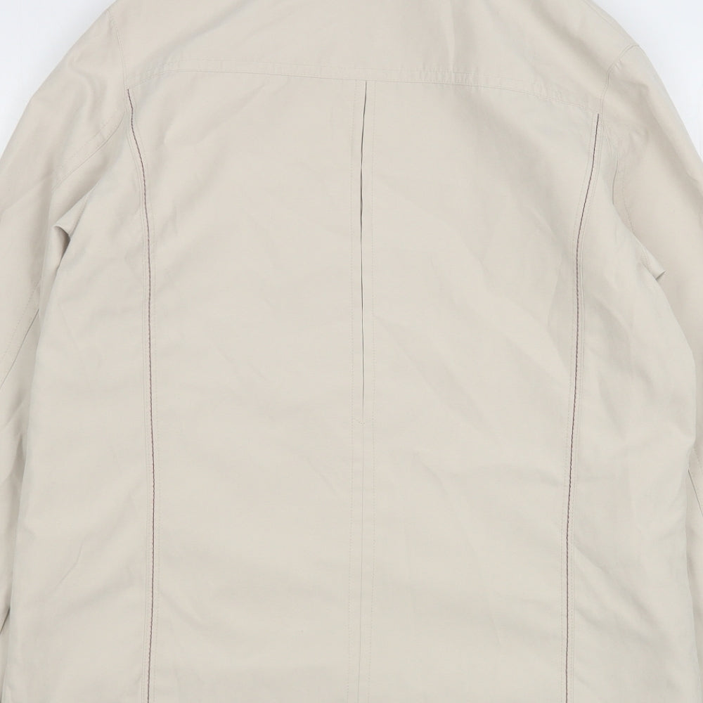 Klassik Womens Beige Jacket Size 10 Zip