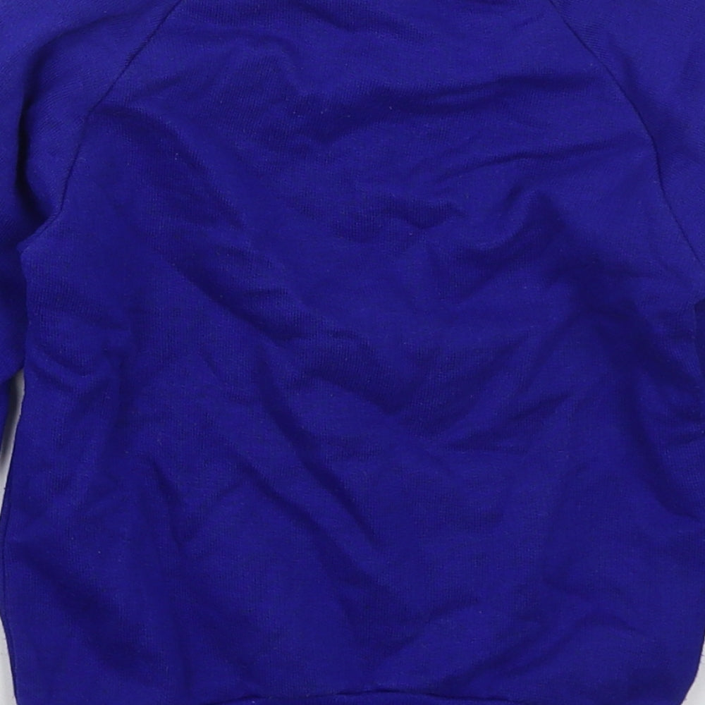 Tru Form Boys Blue Acrylic Pullover Sweatshirt Size 3-4 Years Pullover