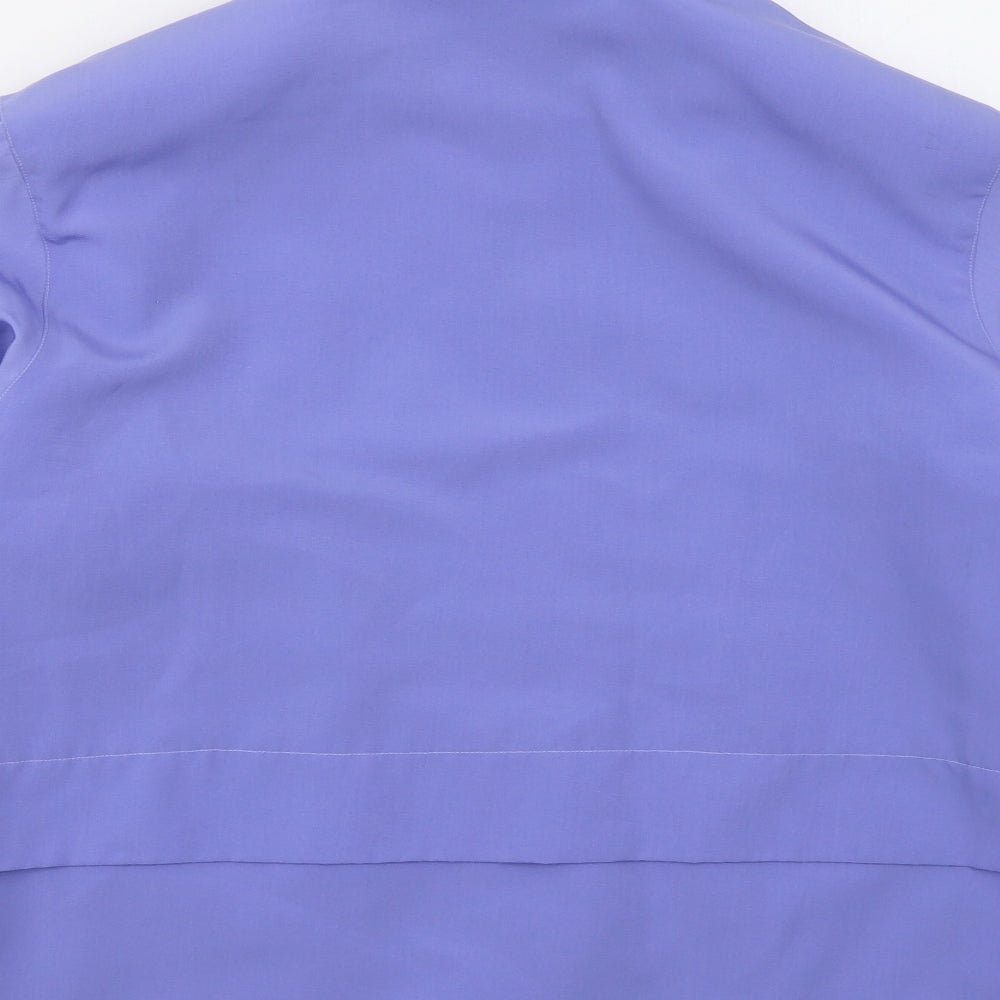 Kesta London Womens Blue Jacket Size 16 Zip