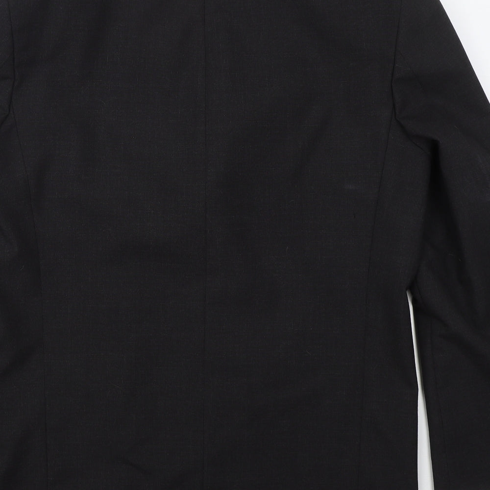 RI Clothing Company Mens Grey Polyester Jacket Suit Jacket Size 40