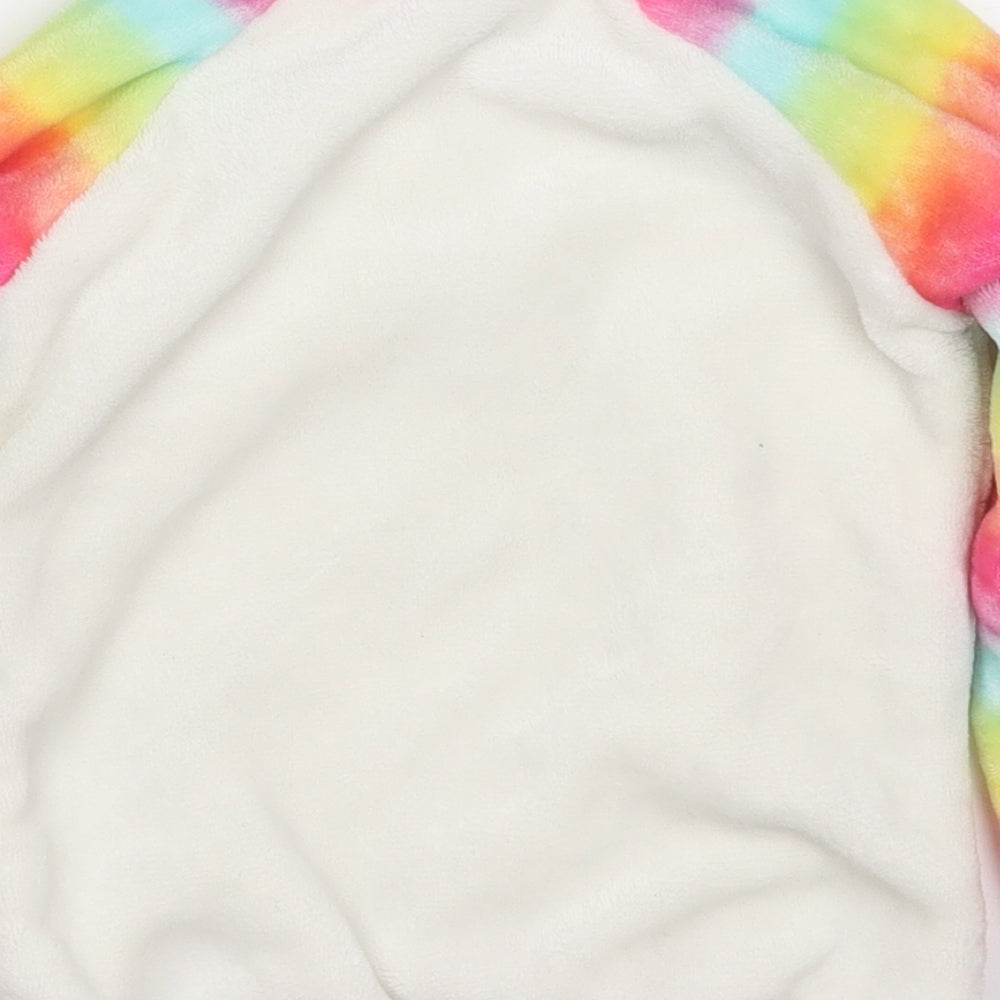 Picapino Girls Multicoloured Geometric Polyester Pullover Sweatshirt Size 4 Years - Unicorn