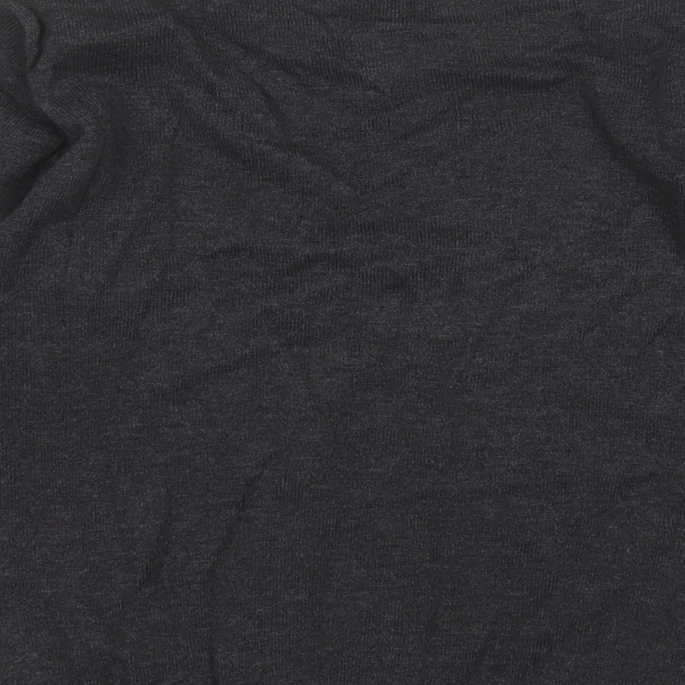 Marks and Spencer Boys Grey Cotton Pullover Sweatshirt Size 8-9 Years