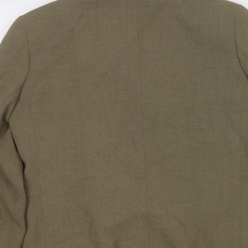 Wallis Womens Green Jacket Blazer Size 12