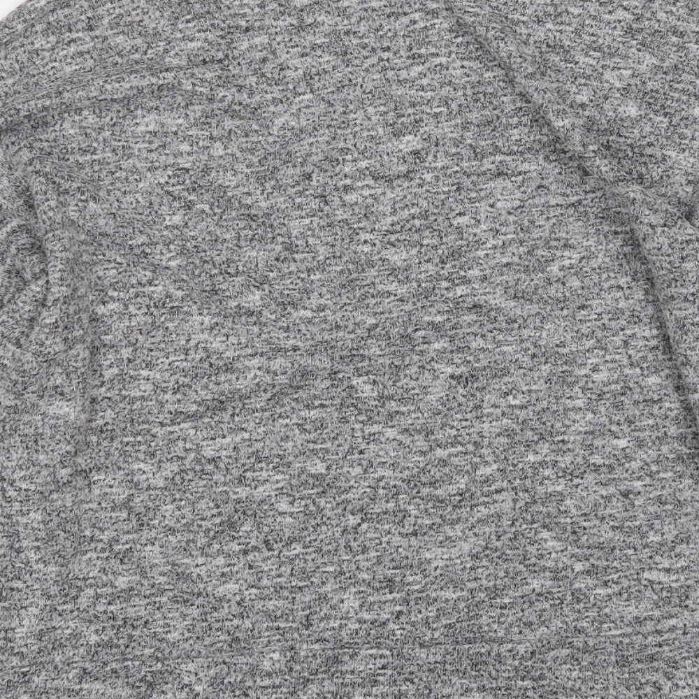 Dorothy Perkins Womens Grey Roll Neck Polyester Pullover Jumper Size 10