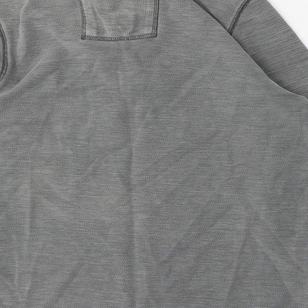 Stuff & Co Mens Grey Cotton Pullover Sweatshirt Size M