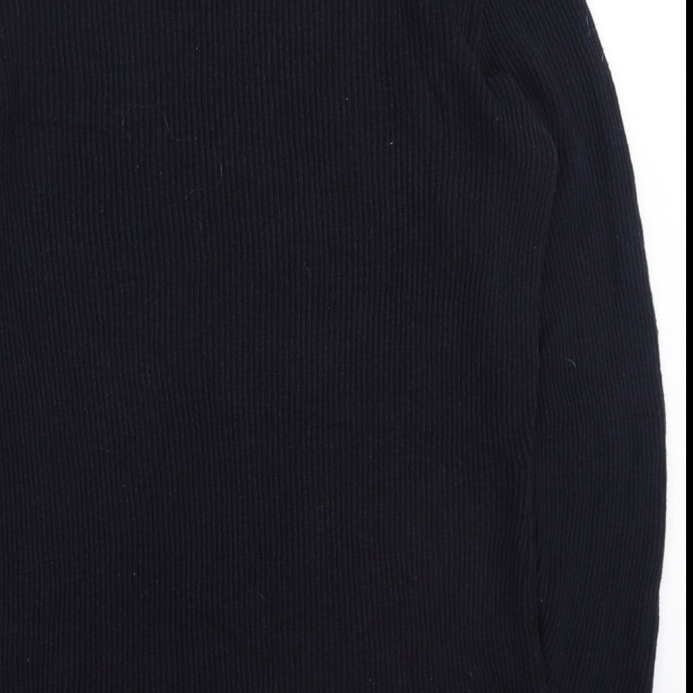 River Island Mens Blue Round Neck Acrylic Pullover Jumper Size M