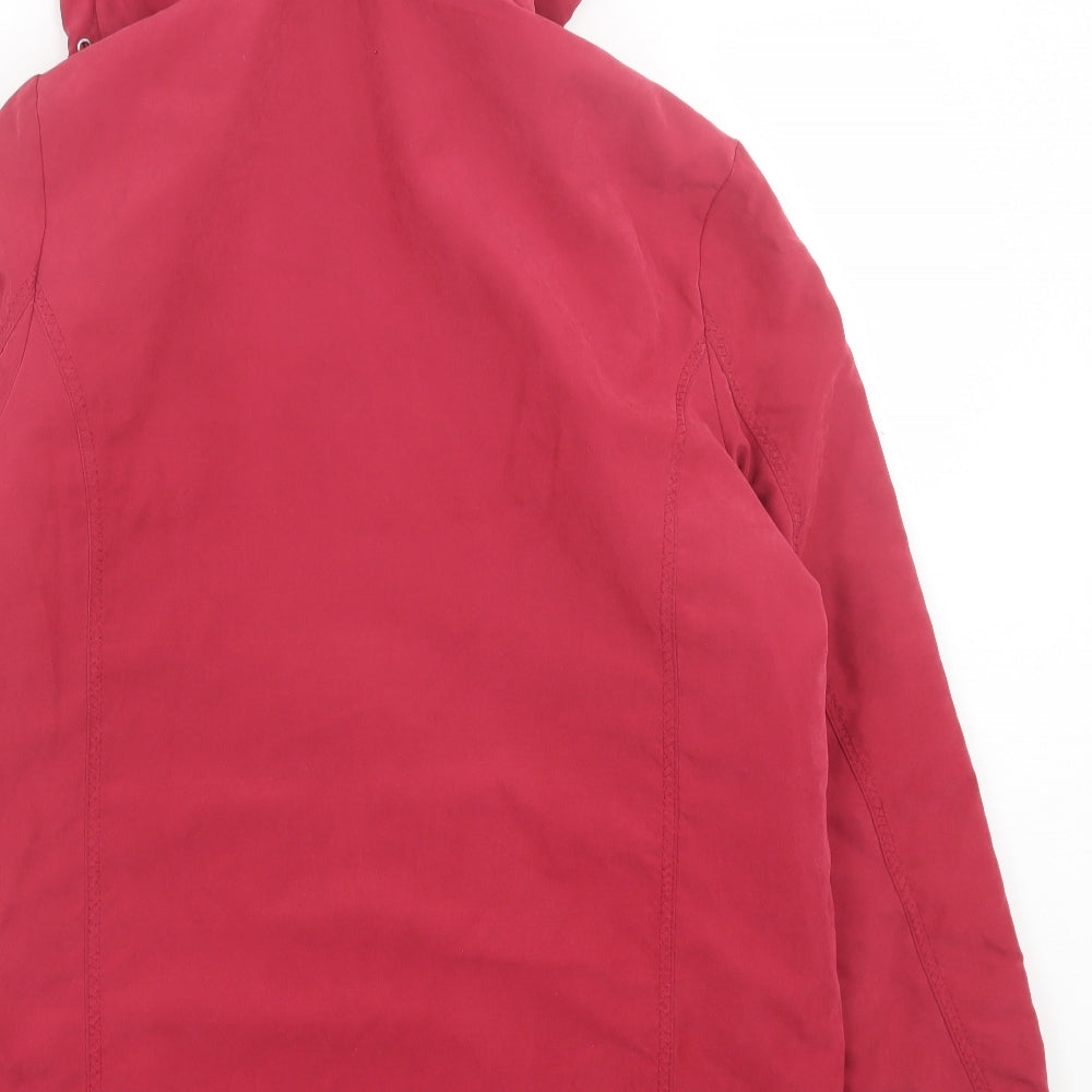 Klassik Womens Purple Jacket Coat Size 12 Zip