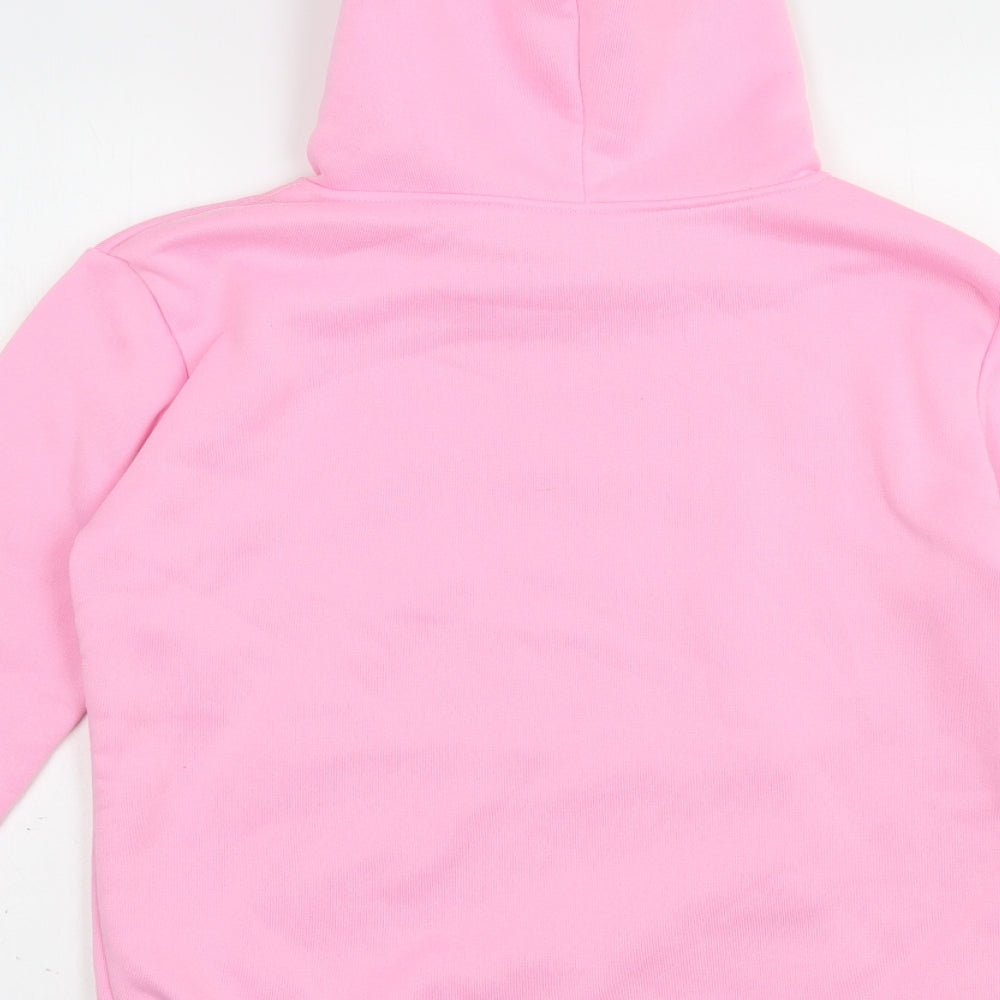 SheIn Womens Pink Polyester Pullover Hoodie Size M Pullover