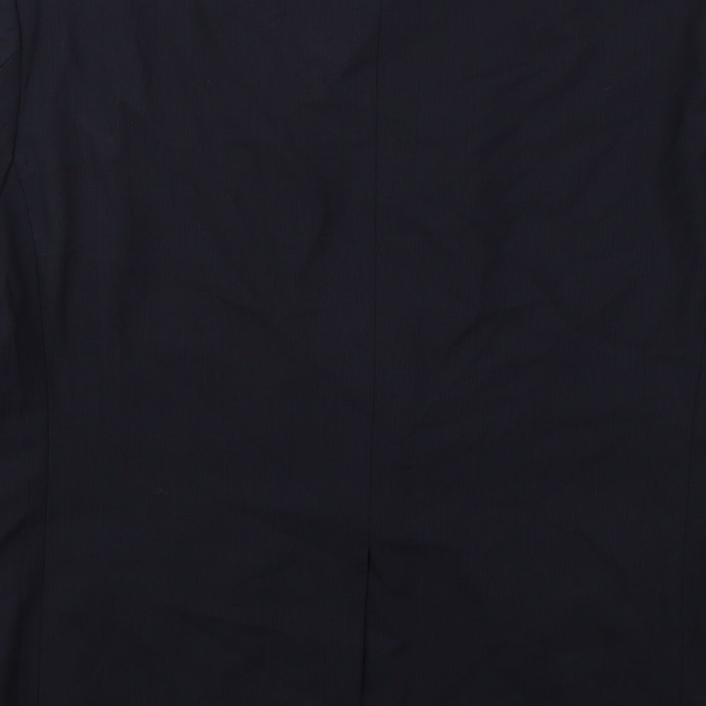 Marks & Spencer Mens Blue Wool Jacket Suit Jacket Size 42