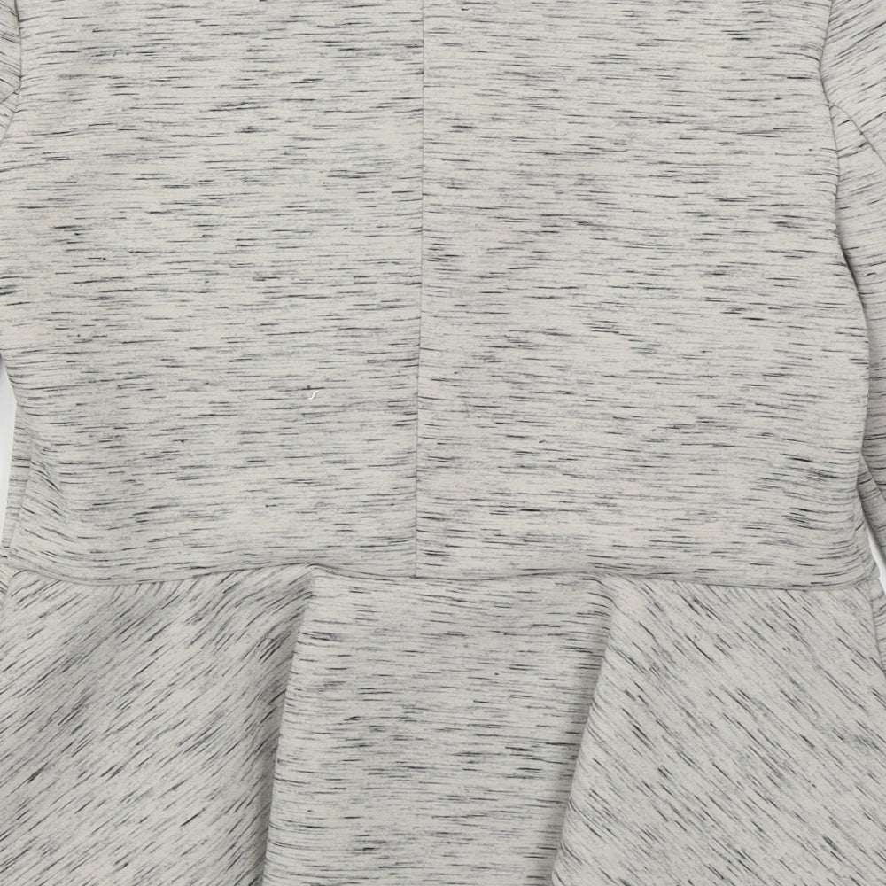 Papaya Womens Grey Jacket Size 12 Zip