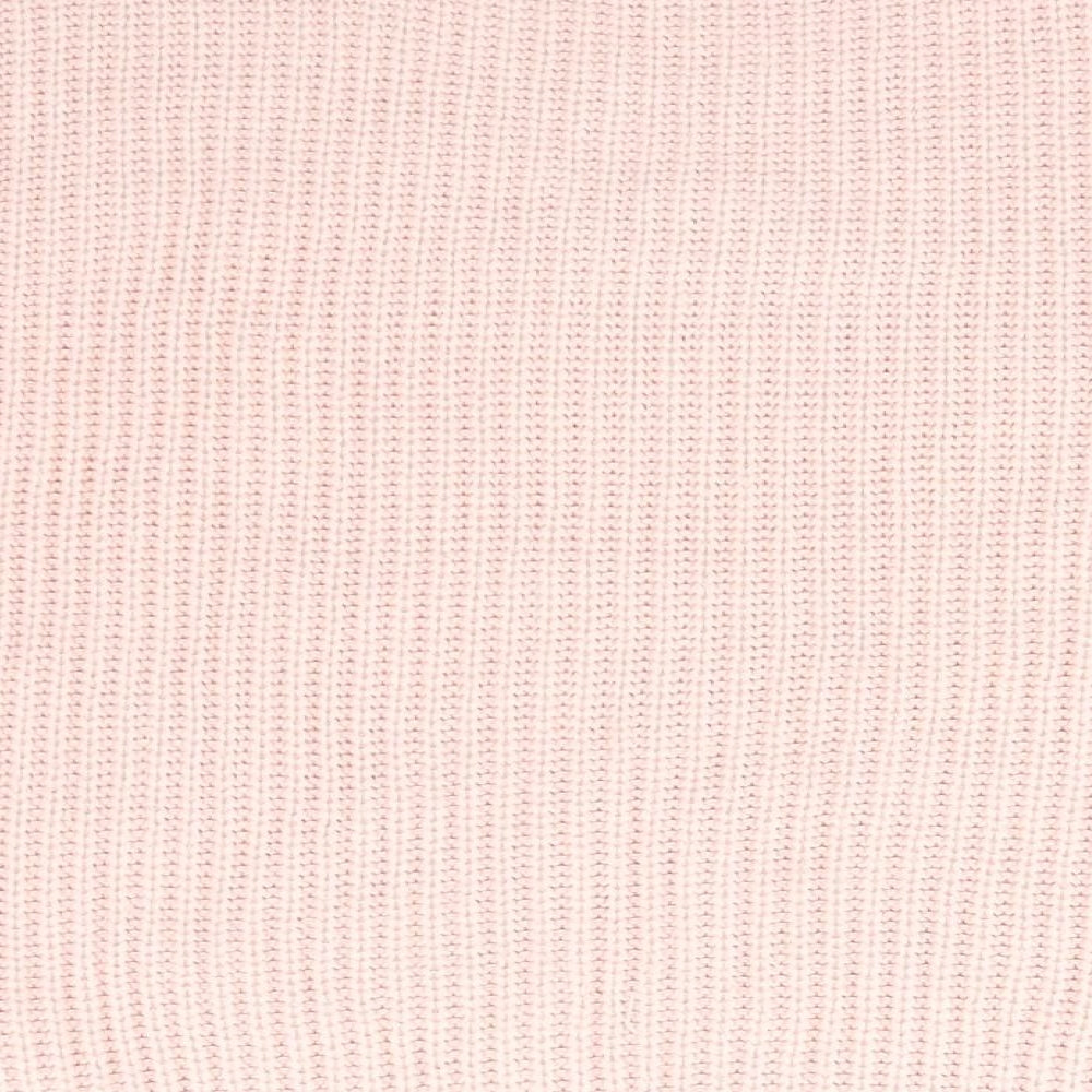 Peacocks Womens Pink Scoop Neck Acrylic Pullover Jumper Size S
