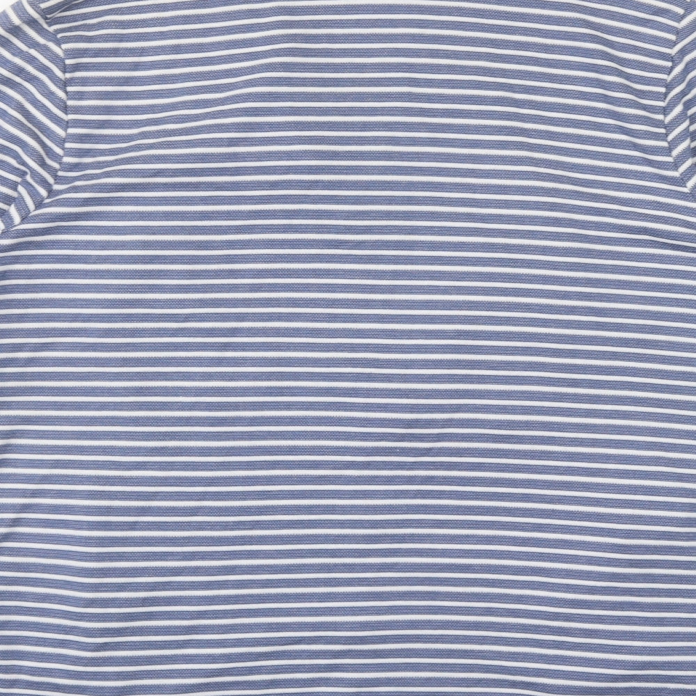 Tu Womens Blue Striped Jacket Size 10