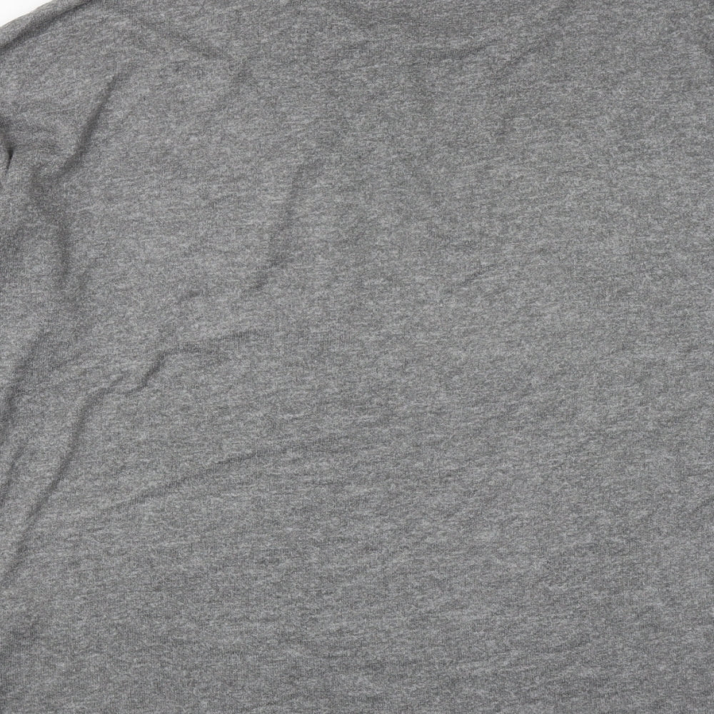 Oysho Womens Grey Round Neck Viscose Pullover Jumper Size S