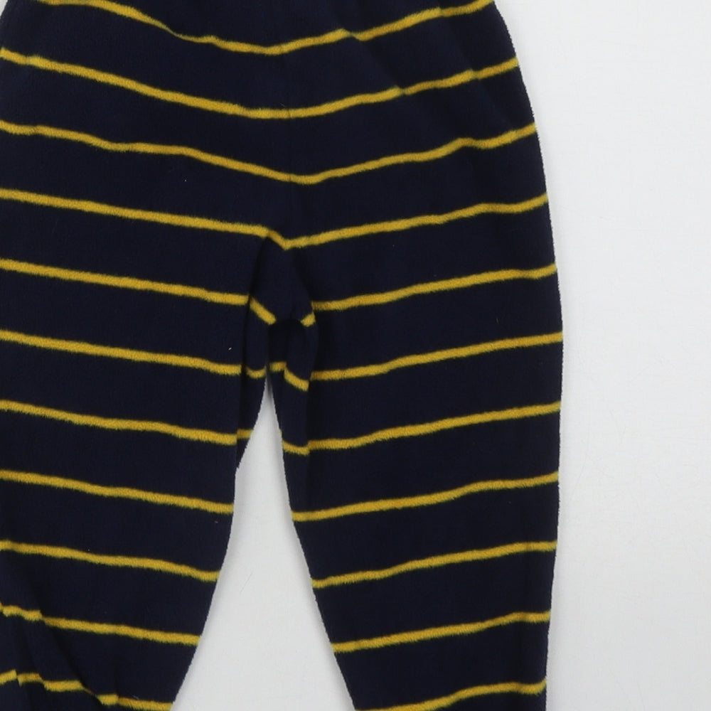 George Boys Blue Striped Polyester Pyjama Pants Size 2-3 Years