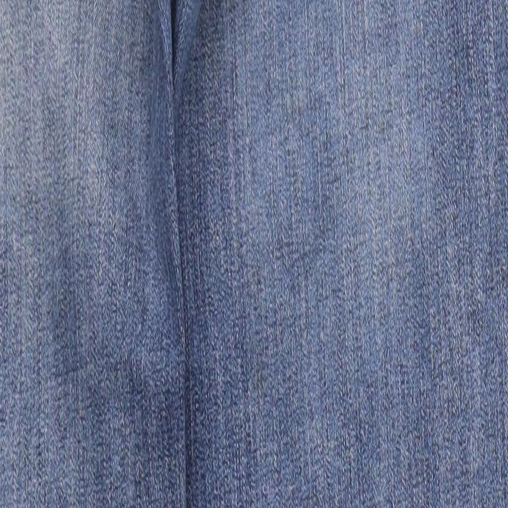 Denim & Co. Mens Blue Cotton Skinny Jeans Size 28 in L30 in Slim Button