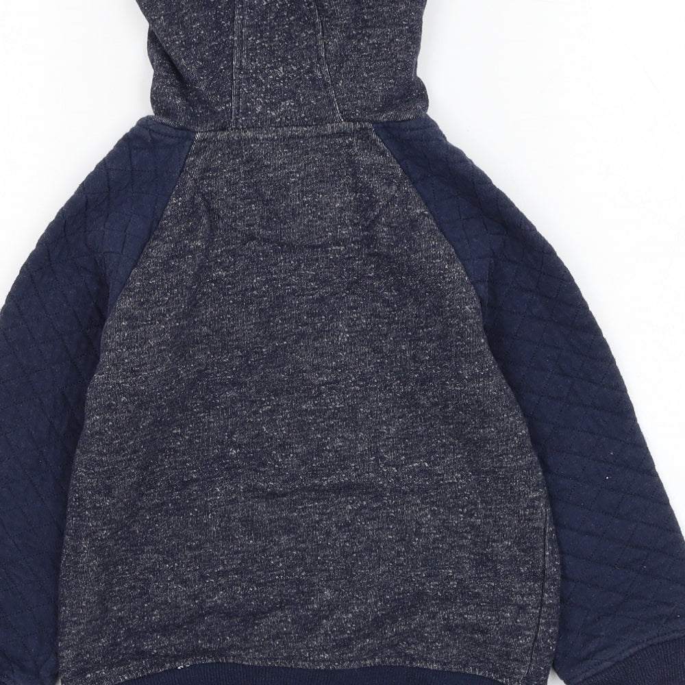 Primark Boys Blue Polyester Full Zip Hoodie Size 6-7 Years Zip