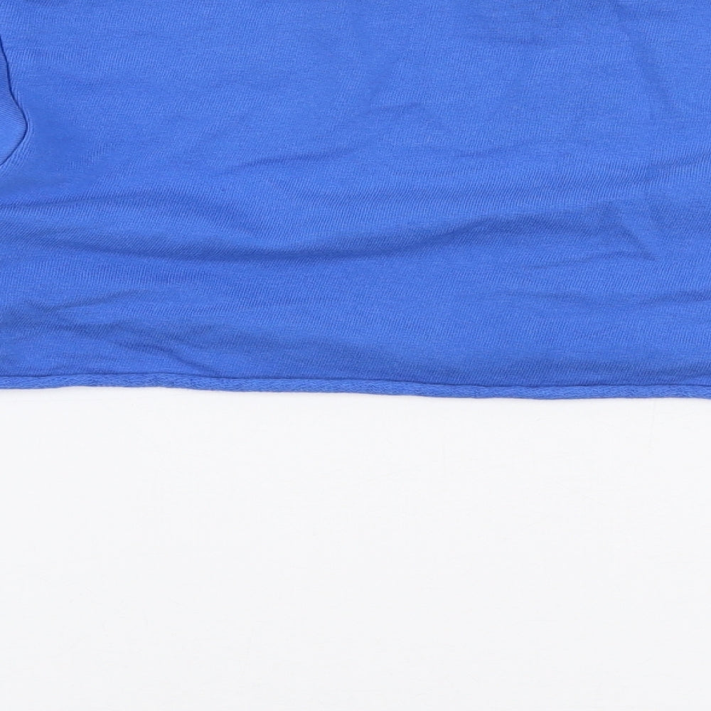 Atmosphere Womens Blue Polyester Pullover Sweatshirt Size 10 Pullover - Distressed arms