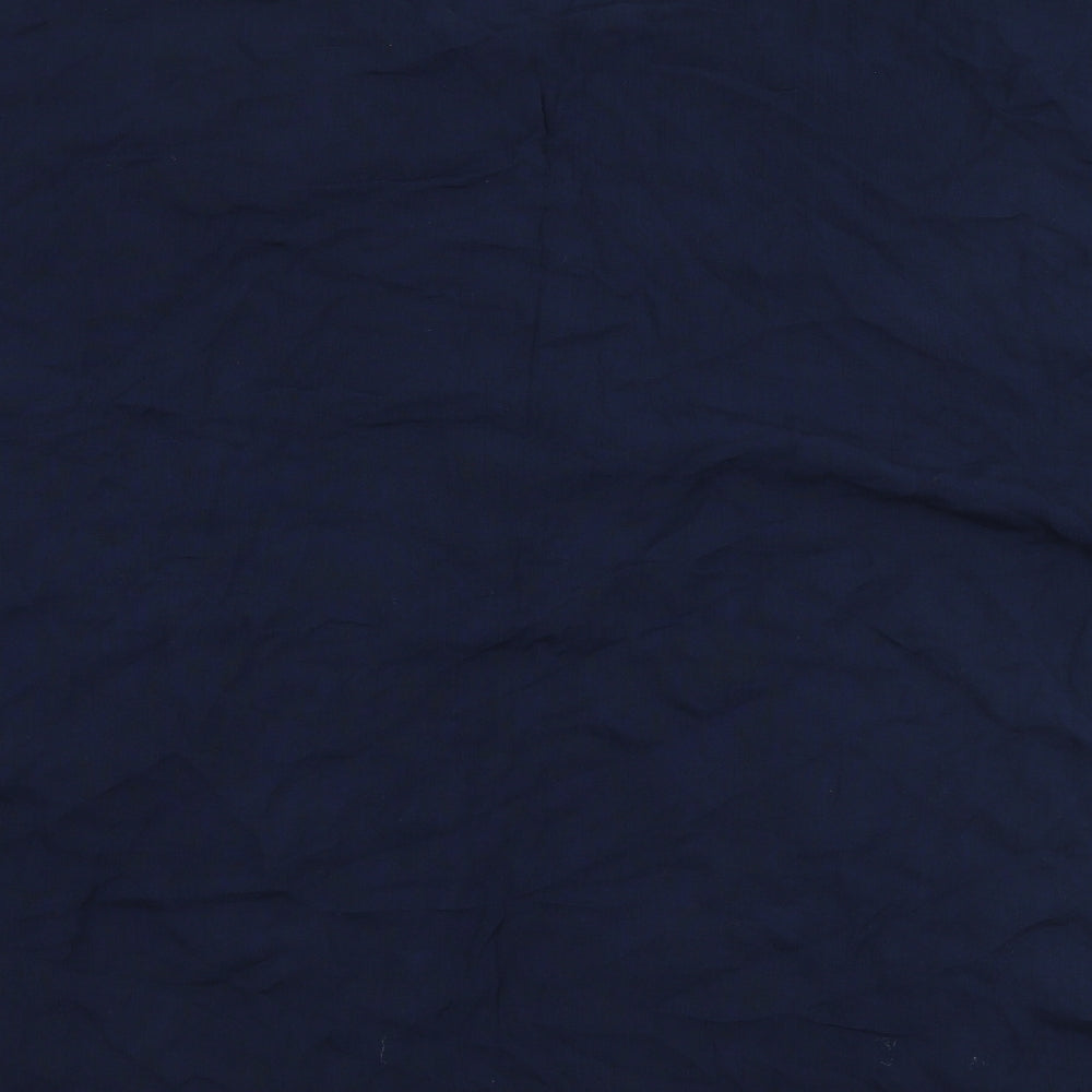 NEXT Womens Blue Viscose Basic T-Shirt Size S Round Neck - Beach wear