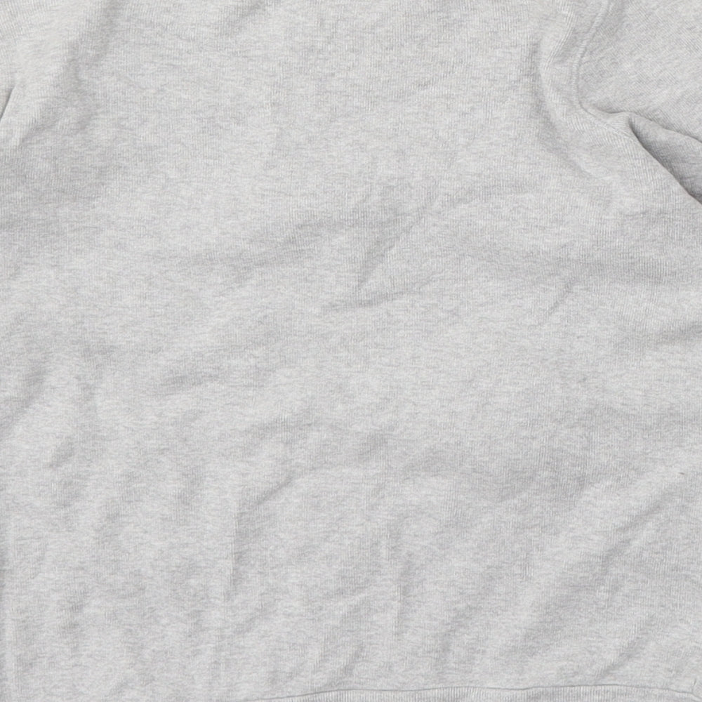 NEXT Girls Grey Cotton Pullover Sweatshirt Size 8 Years
