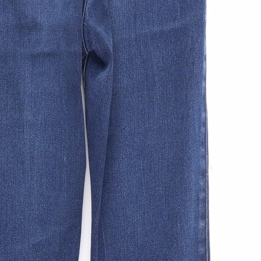Only Womens Blue Cotton Skinny Jeans Size 6 L28 in Slim Zip