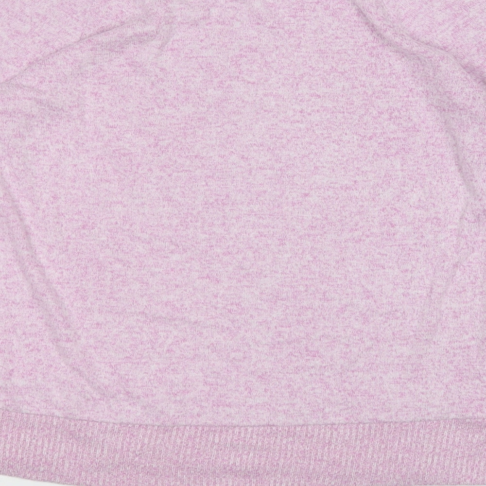 Dunnes Stores Girls Pink Round Neck Viscose Pullover Jumper Size L - One of a kind
