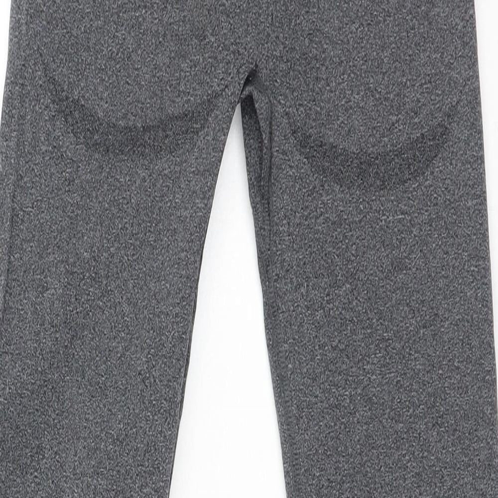 Apex Womens Grey Nylon Jegging Leggings Size M L23.5 in