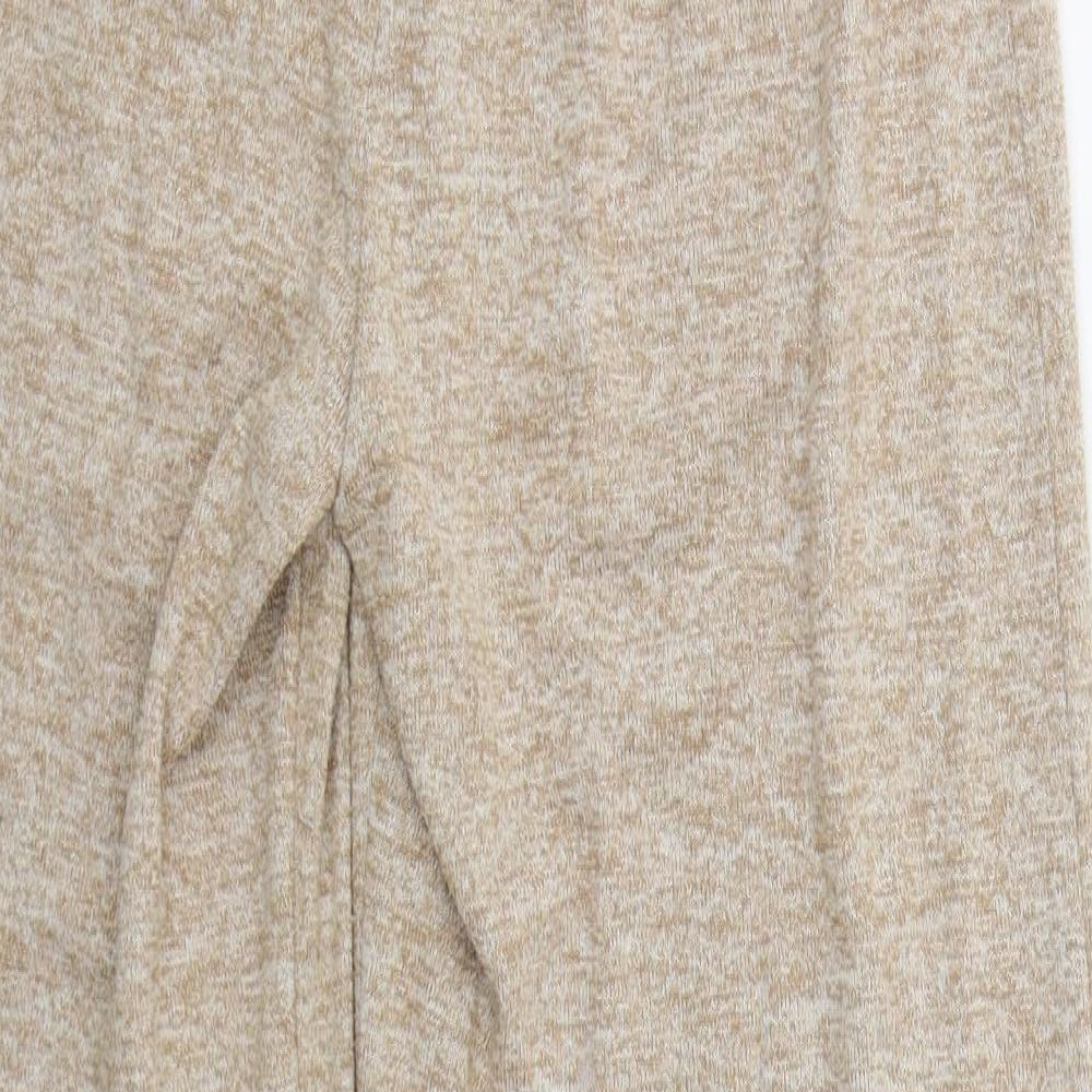 Nasty Gal Womens Beige Polyester Sweatpants Trousers Size 6 L29 in Regular