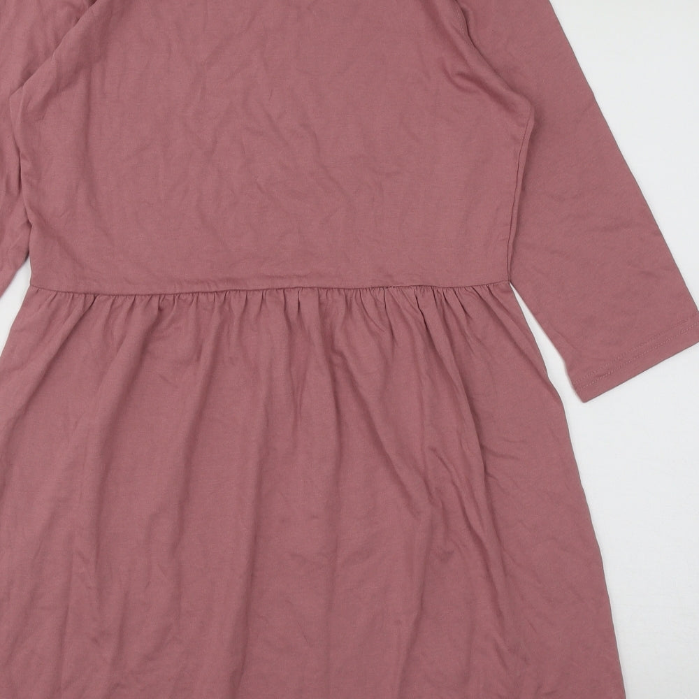Missguided Womens Pink Polyester Fit & Flare Size 6