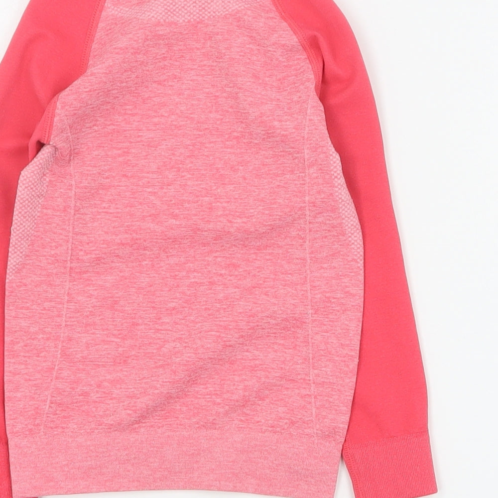 Lupilu Girls Pink Polyester Basic T-Shirt Size 3-4 Years Round Neck Pullover