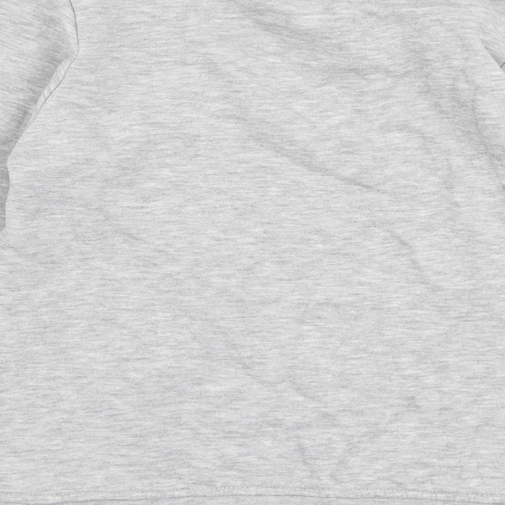 George Girls Grey Cotton Pullover Sweatshirt Size 6-7 Years Pullover