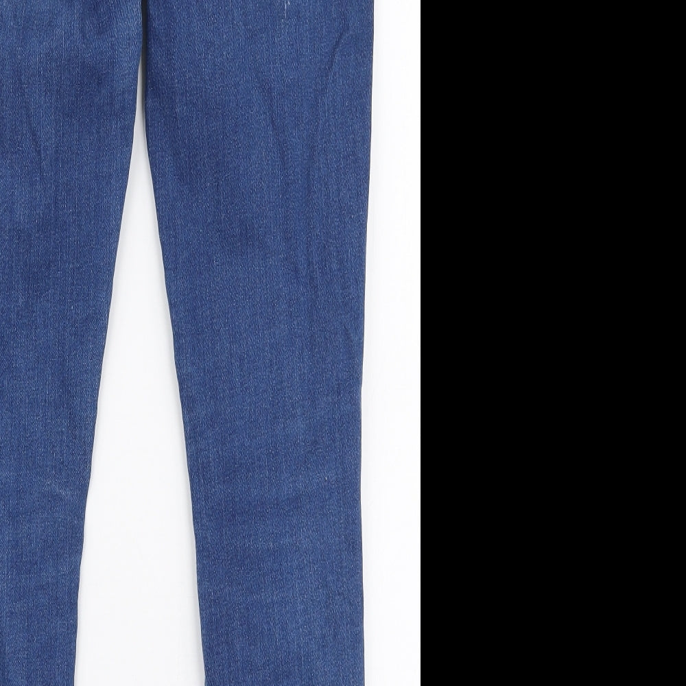 Gap Womens Blue Polyester Skinny Jeans Size 28 in L27 in Slim Zip