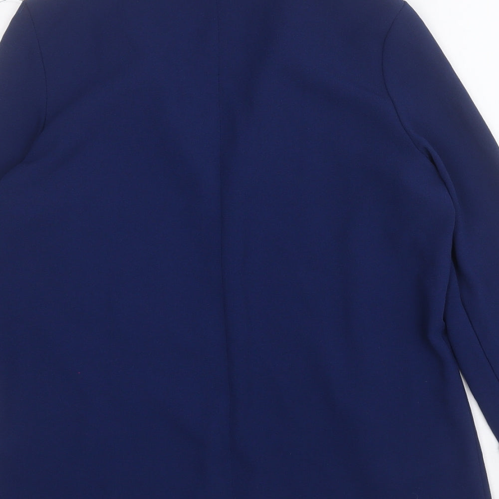 Dunnes Womens Blue Jacket Blazer Size S