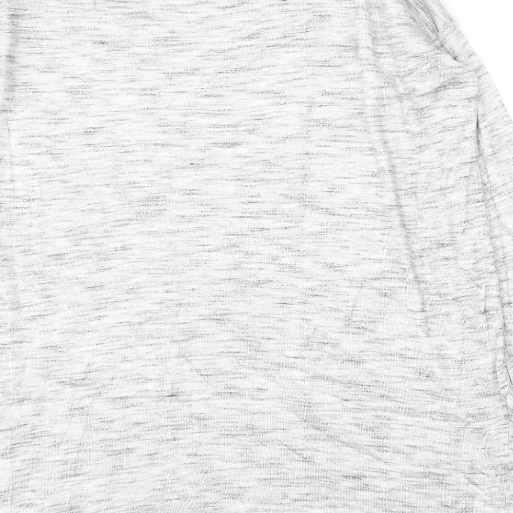 H&M Womens Grey Round Neck Acrylic Pullover Jumper Size XS