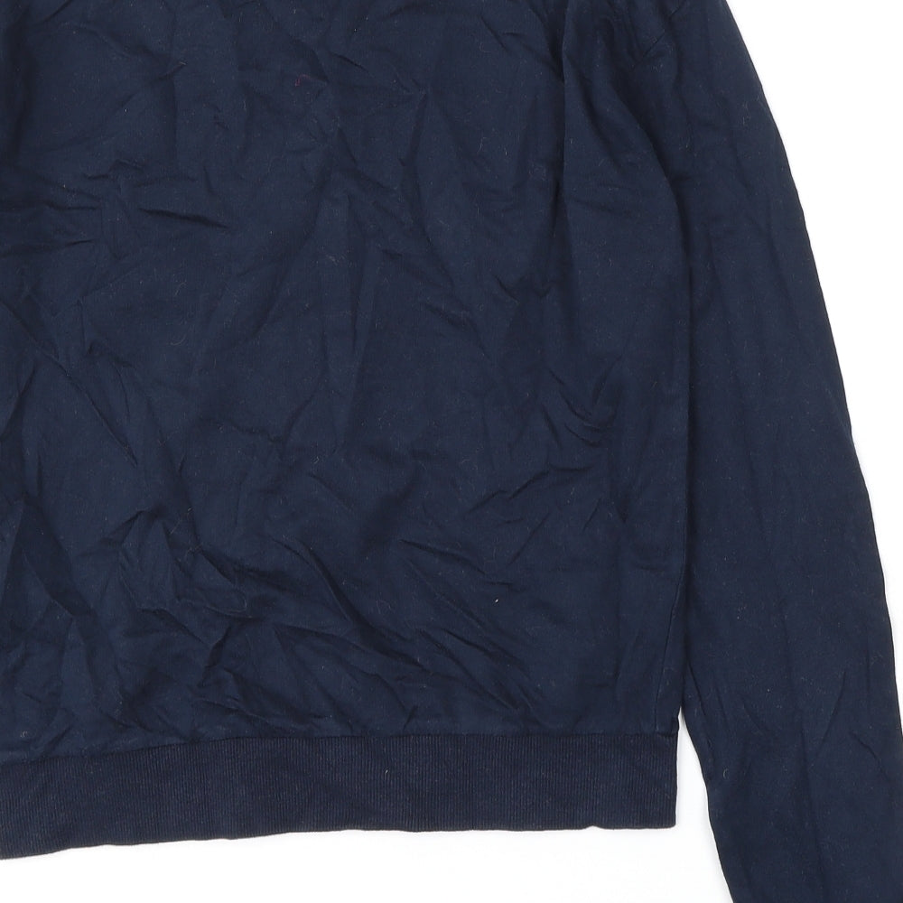 H&M Mens Blue Cotton Pullover Sweatshirt Size XS