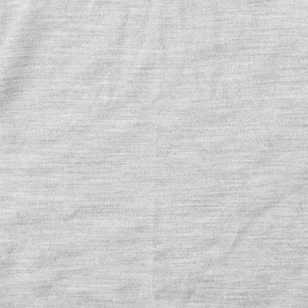 Marks and Spencer Womens Grey Round Neck Acrylic Pullover Jumper Size 8