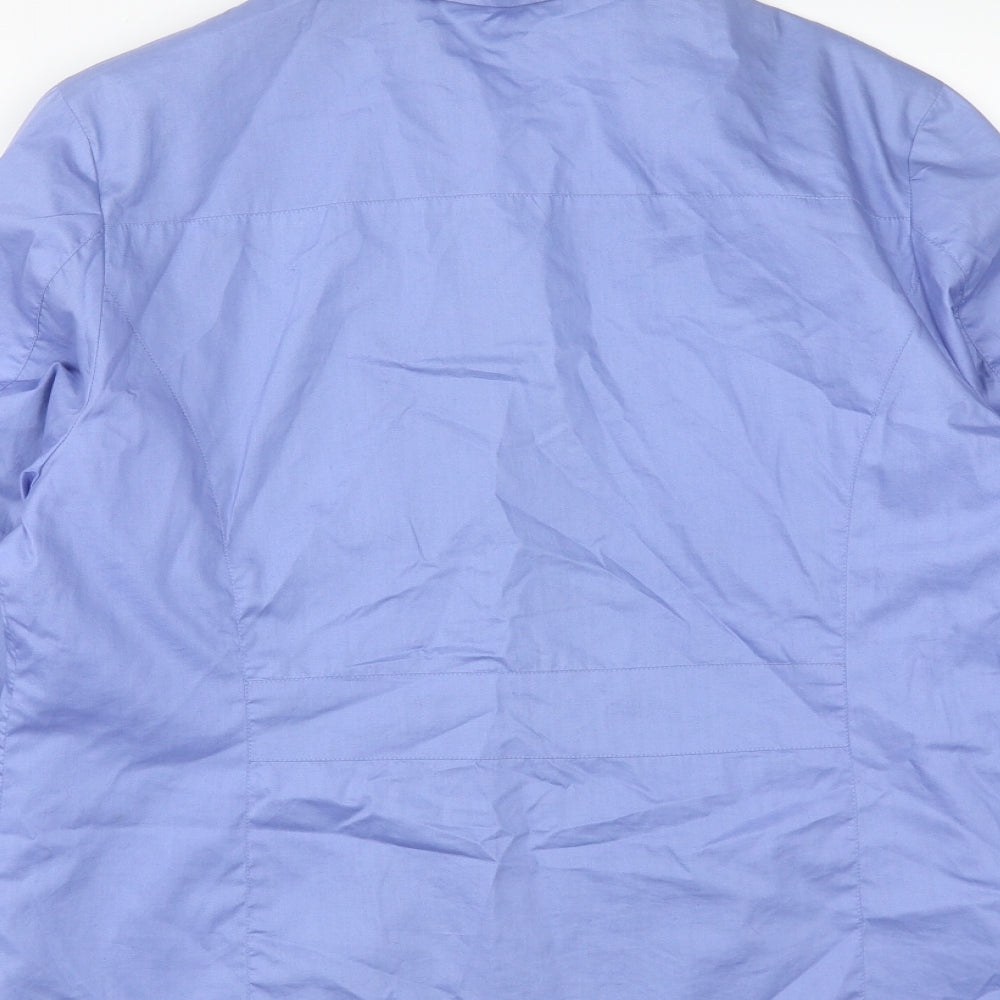 Castle of Ireland Womens Blue Jacket Size 14 Button