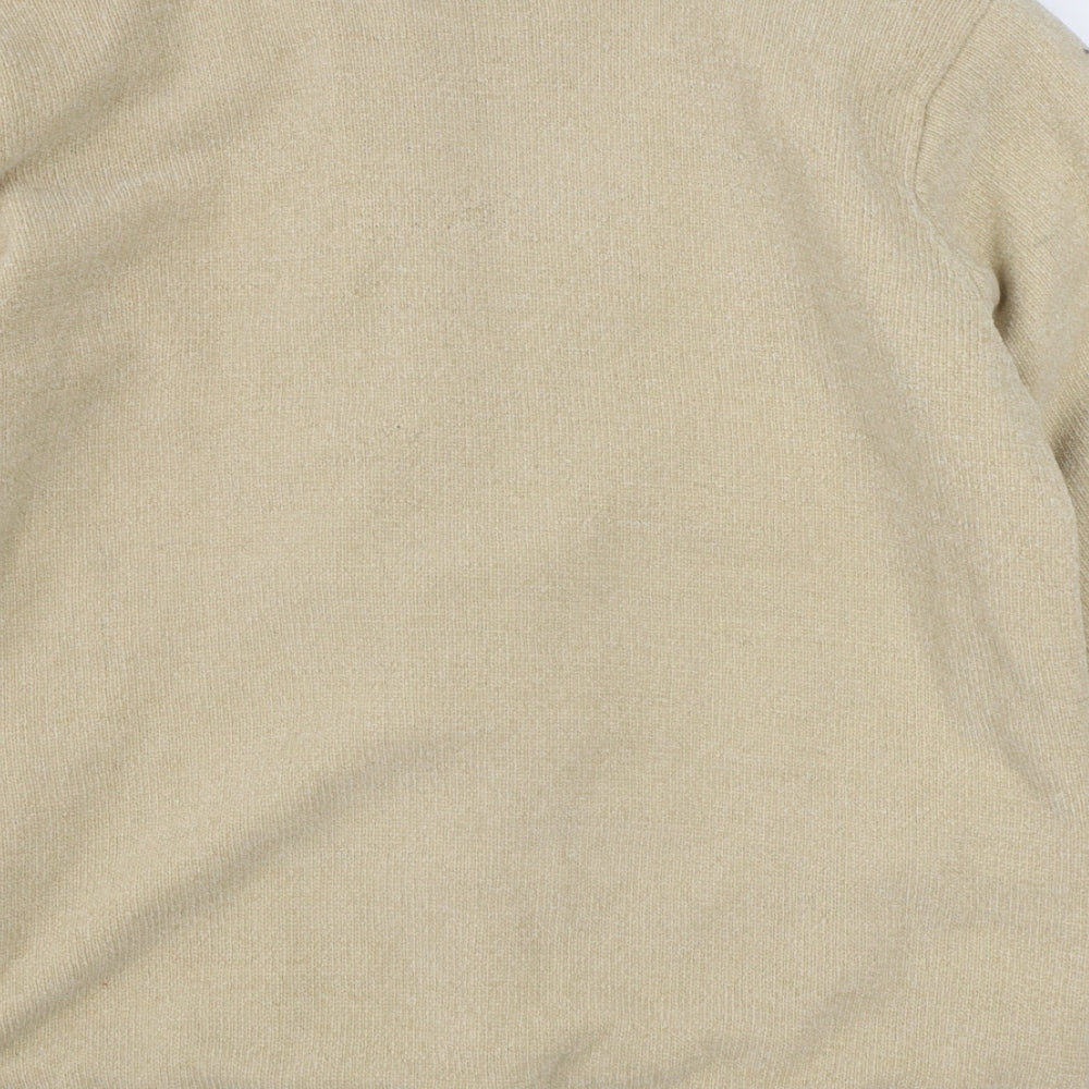 Reflect Collection Womens Beige Jacket Coatigan Size L Button