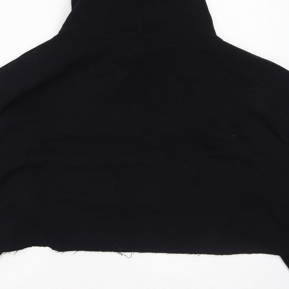 Select Womens Black Polyester Pullover Hoodie Size S