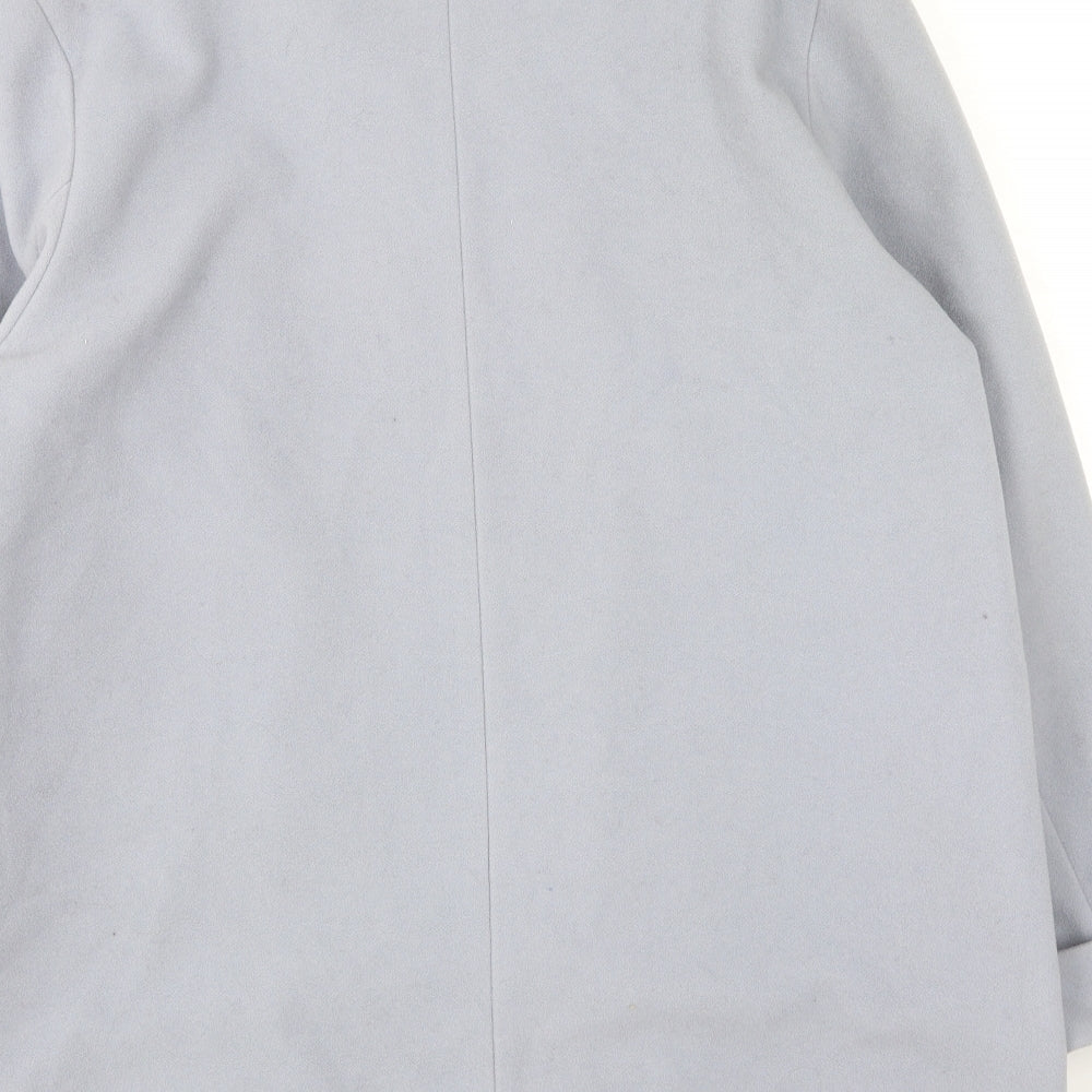 Individual Womens Purple Trench Coat Coatigan Size 16