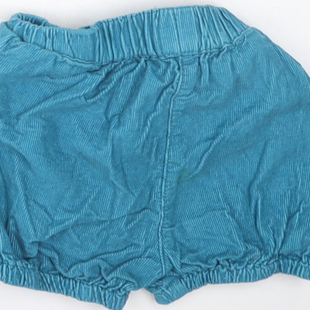 TU Baby Green Cotton Cropped Trousers Size 0-3 Months
