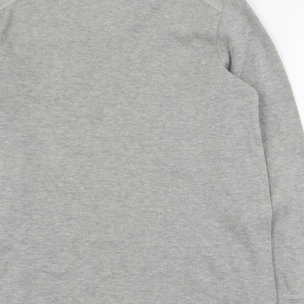 Dissident Mens Grey Cotton Pullover Sweatshirt Size M